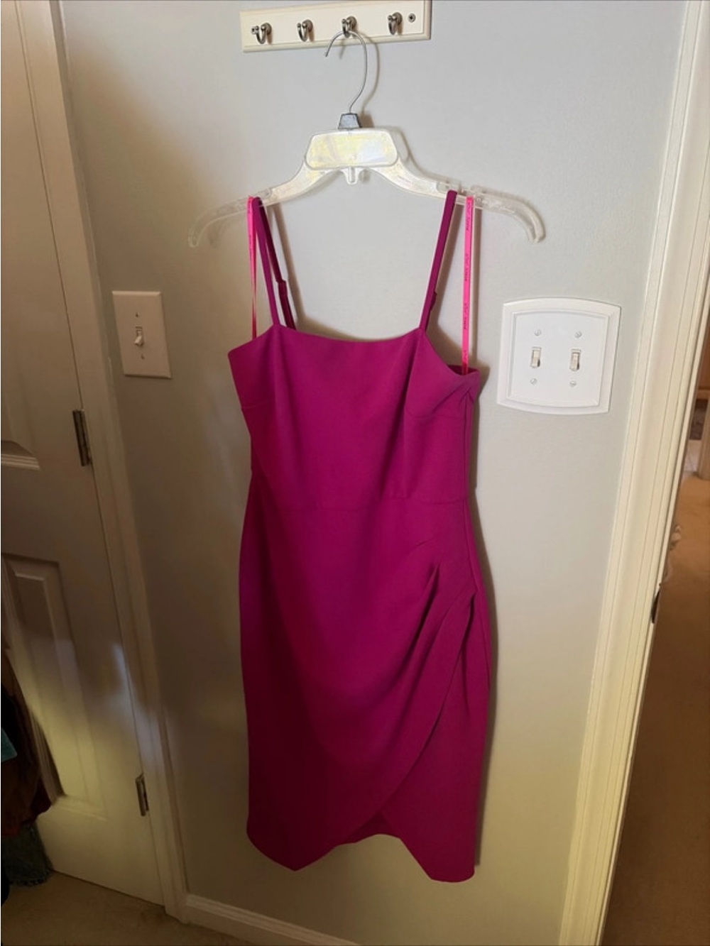 Betsey Johnson Fuchsia Midi Dress 🩷